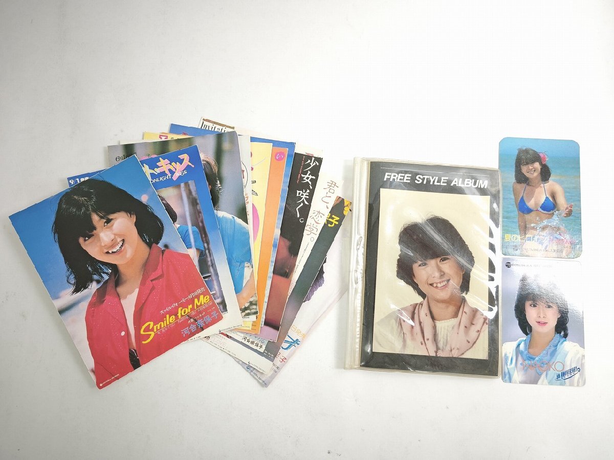 河合奈保子　当時物　写真3枚 激レア入手困難☆河合奈保子☆生写真☆追っかけ☆当時物☆ワンオーナー