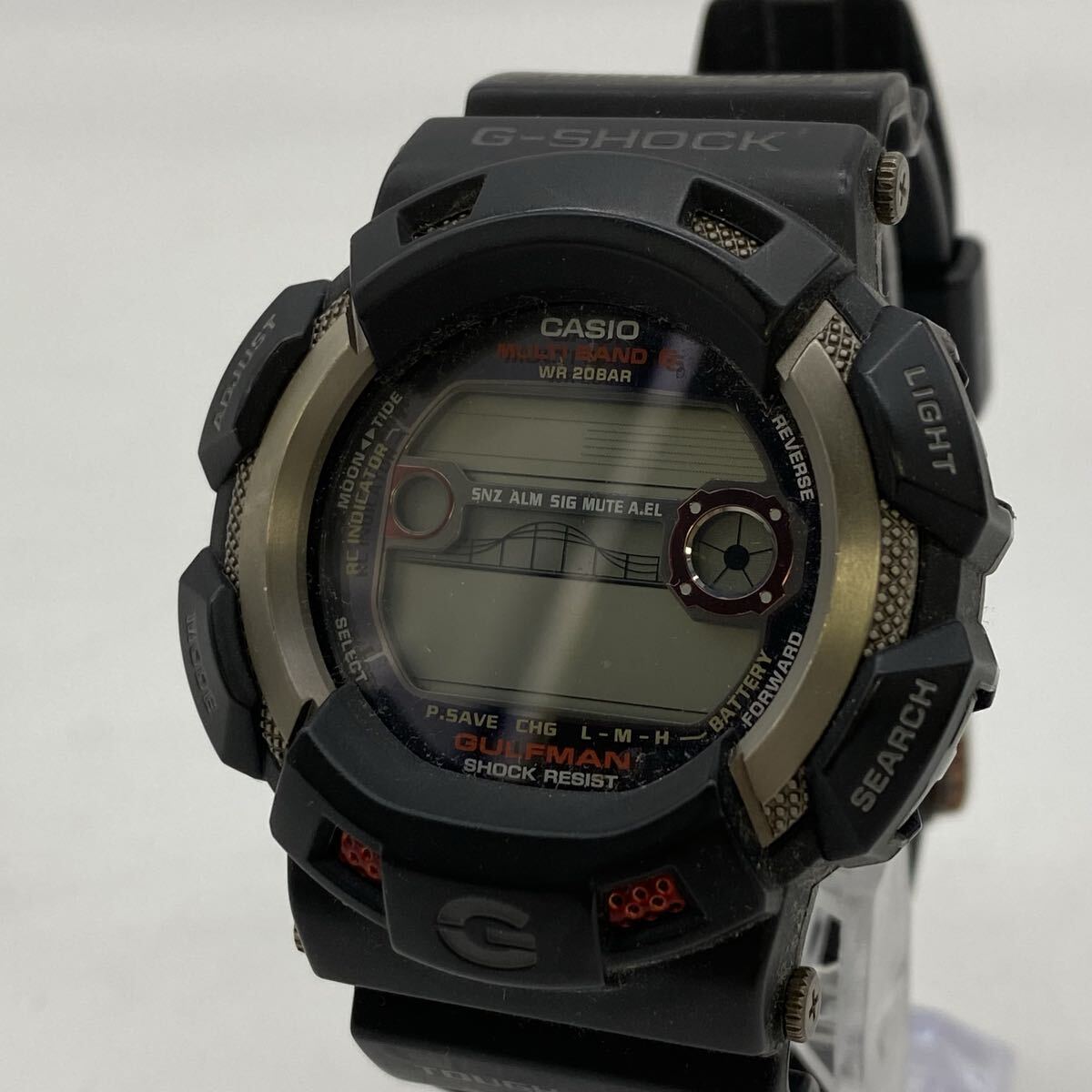 美品 CASIO G-SHOCK DW-9700-1 GULFMAN ガルフマン タフソーラー