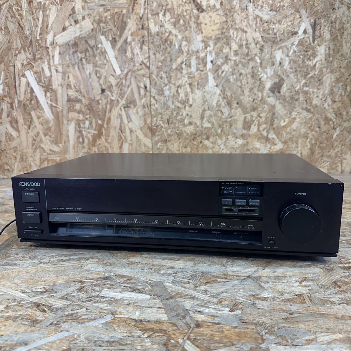 KENWOOD FMチューナー L-03T Σケーブル付属 KENWOODケンウッドFMチューナーL-03T全図面/設計図ΣケーブルΣドライブ