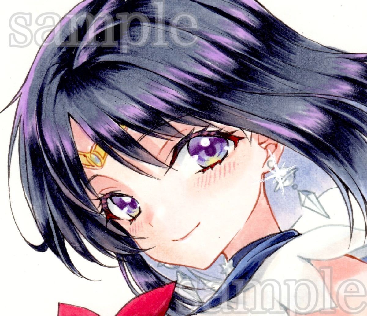 未使用】372土萠ほたる セーラーサターン 美少女戦士セーラームーン A4