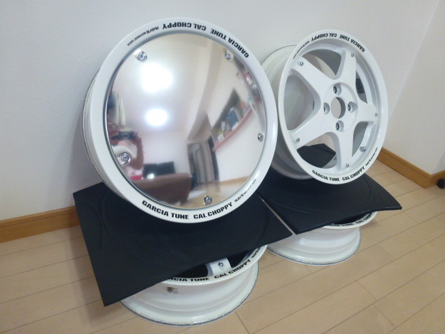中古】RAYS レイズ CAL CHOPPY キャルチョッピー 5J-14 ofu +42 PCD100