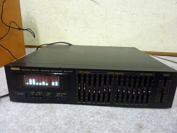 中古】S624 YAMAHA EQ-M77 / AV-M99 ヤマハ イコライザー アンプの落札