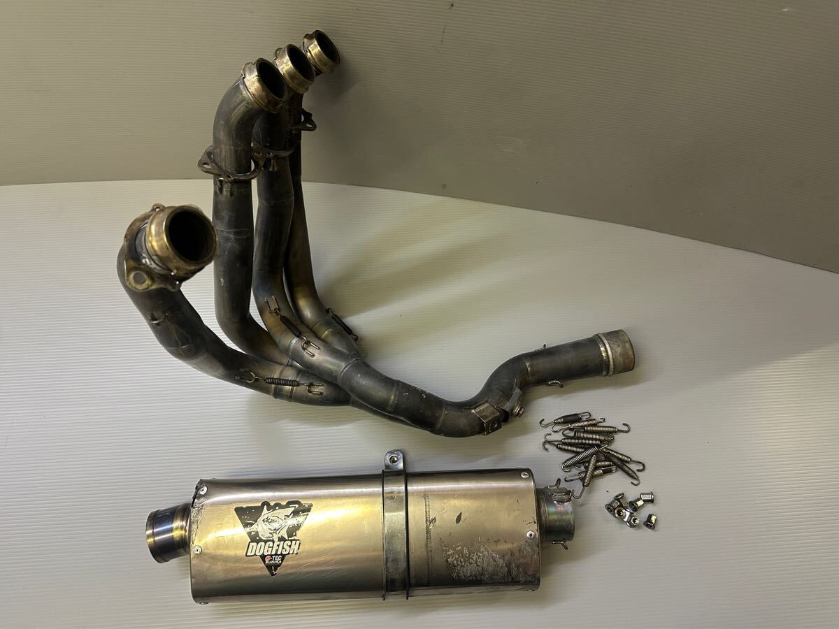 中古】CBR1000RR SC57 O-TEC 鈴鹿 チタン フルエキ マフラー DOGFISH