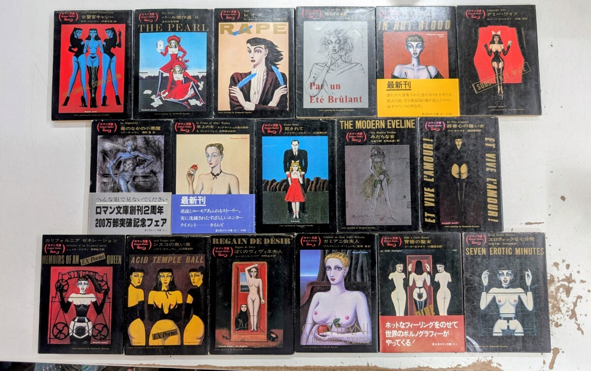 中古】☆富士見ロマン文庫 合計37冊 表紙・金子國義の本多数☆の落札