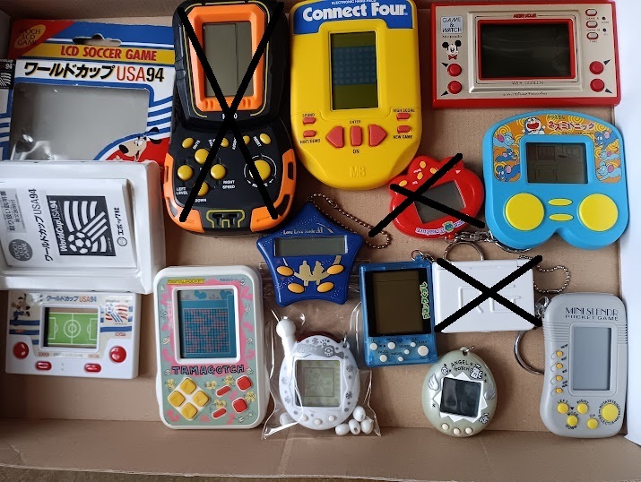 ジャンク】大量 ミニゲーム機 ゲームウォッチ たまごっち などいろいろ