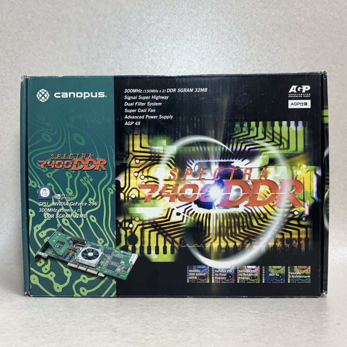 ジャンク canopus SPECTRA WF17 AGPビデオカード Yahoo!オークション
