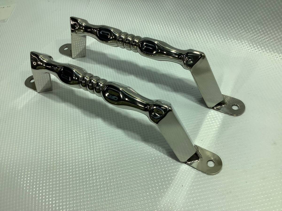新品】スーパーグレート新型・07共通 メッキ製寝台グリップ 左右