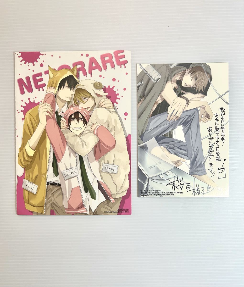 目立つ難あり☆桜日梯子 ペーパー＆アニメイト特典リーフレット 抱かれ