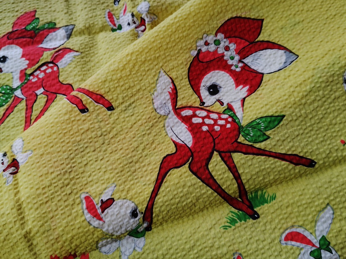 羊毛フェルト ハンドメイド レトロアニマル バンビちゃん Bambi 手乗り