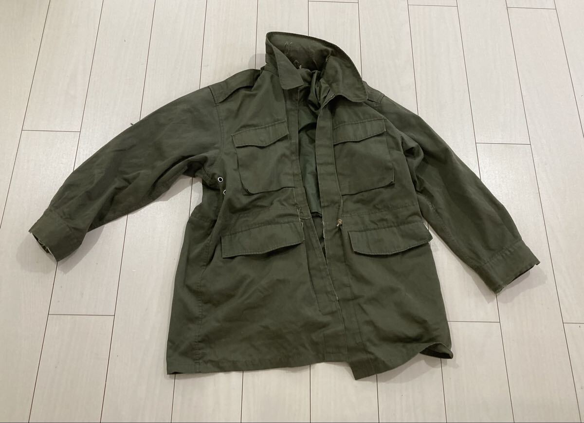 陸上自衛隊 新迷彩M65フィールドジャケット☆JSDF旧日本軍陸軍防寒戦闘