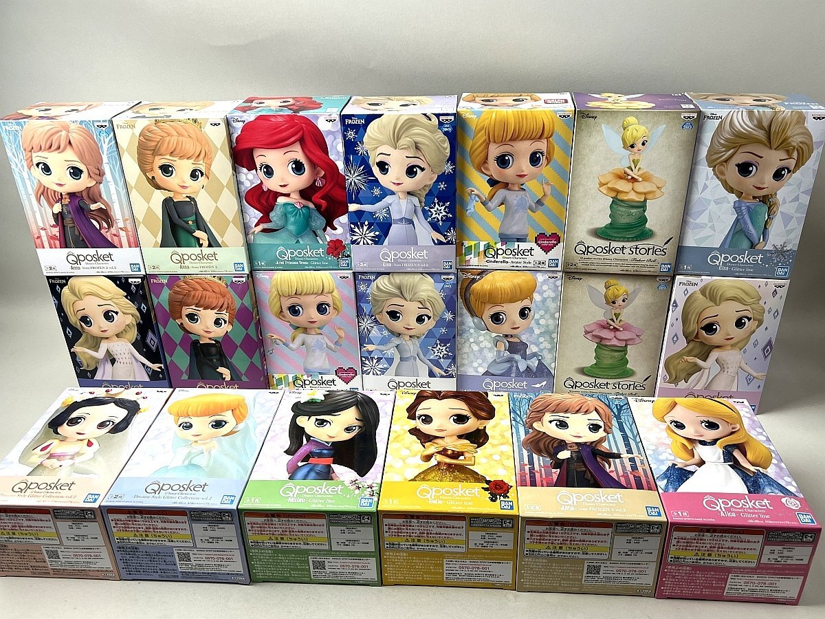 qposket q posket キューポスケット ディズニー Disney 46個 の落札