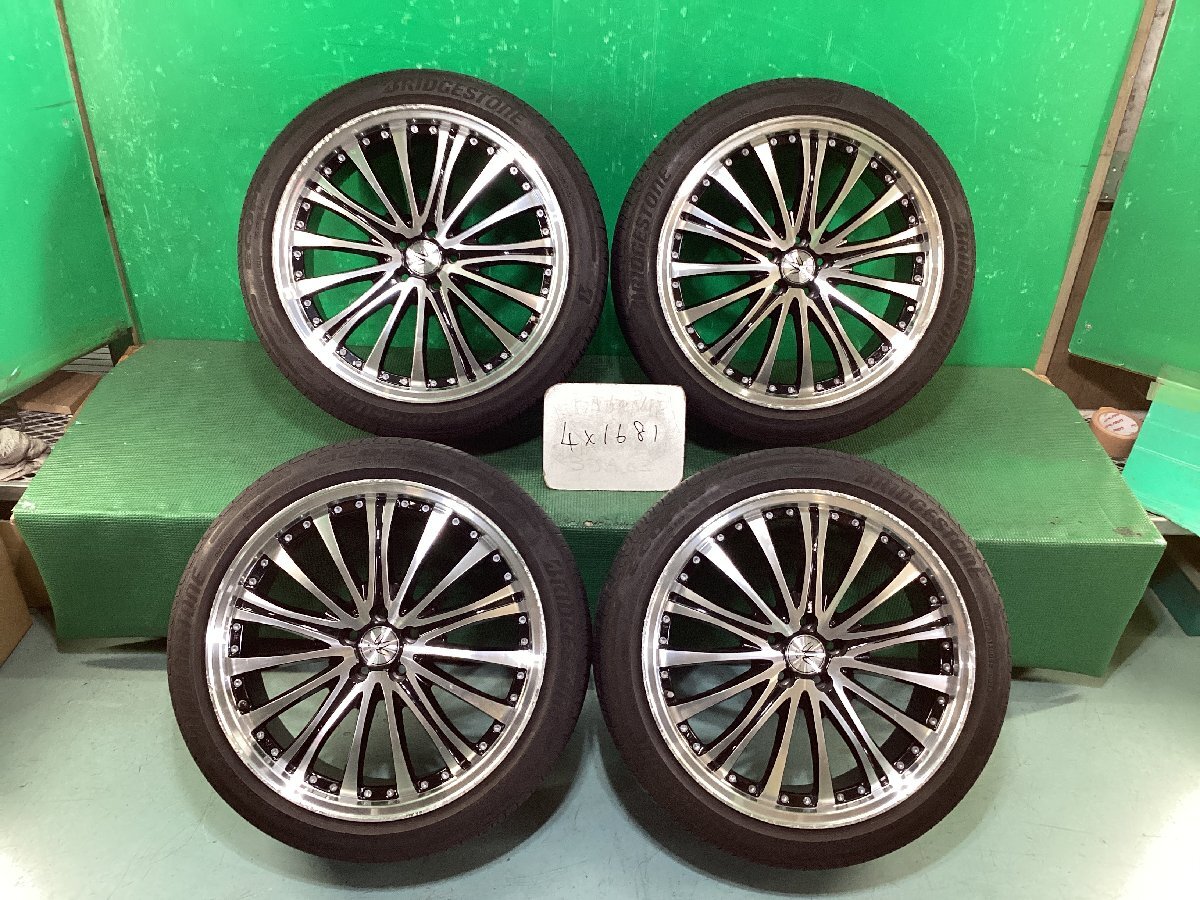 632 LOXARNY 19インチ タイヤホイール4本セット 中古】最終回！19インチ/BADX LAXARNY/632/テンペスト/PCD114.3 100