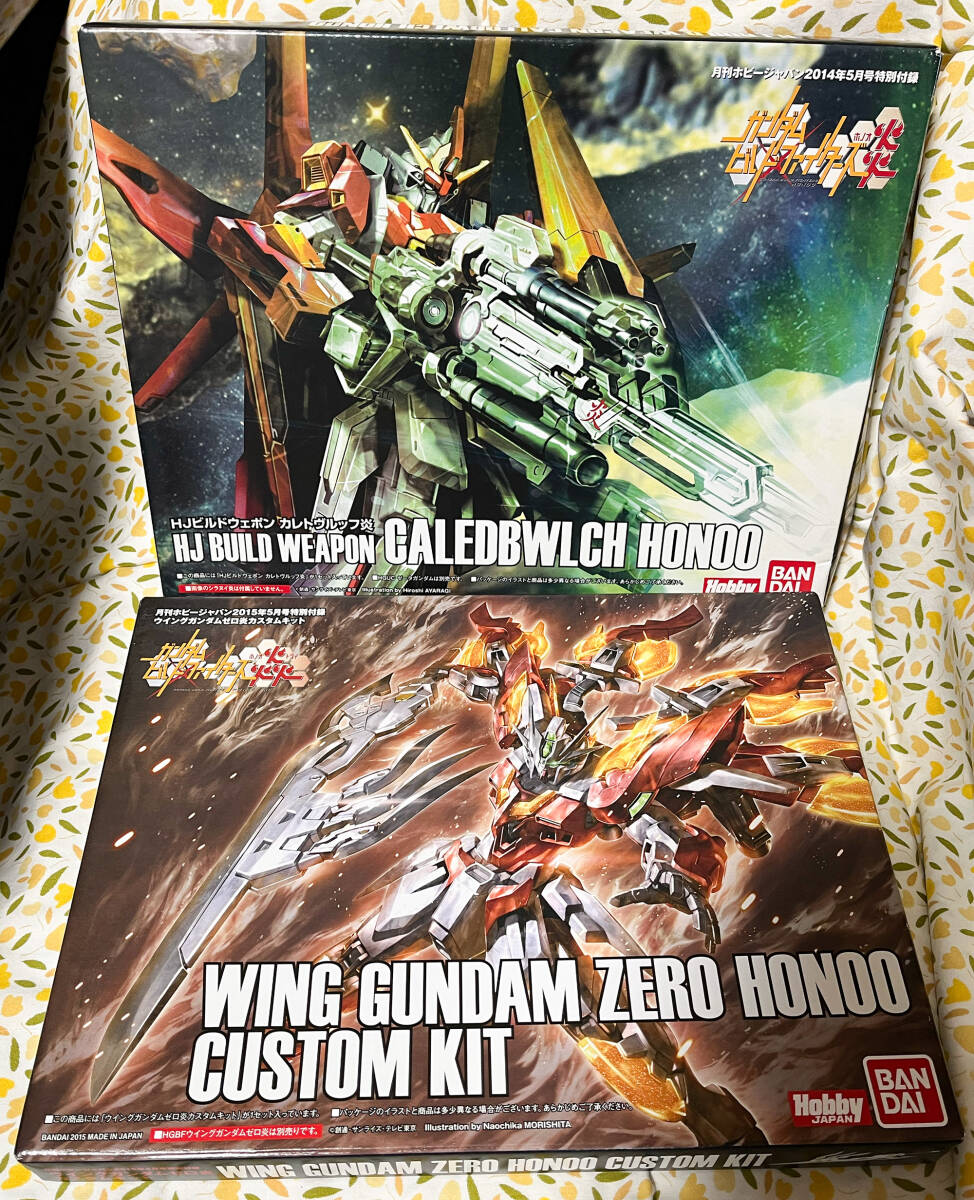 新品】未組品 ホビージャパン付録 「ウイングガンダムゼロ炎カスタム