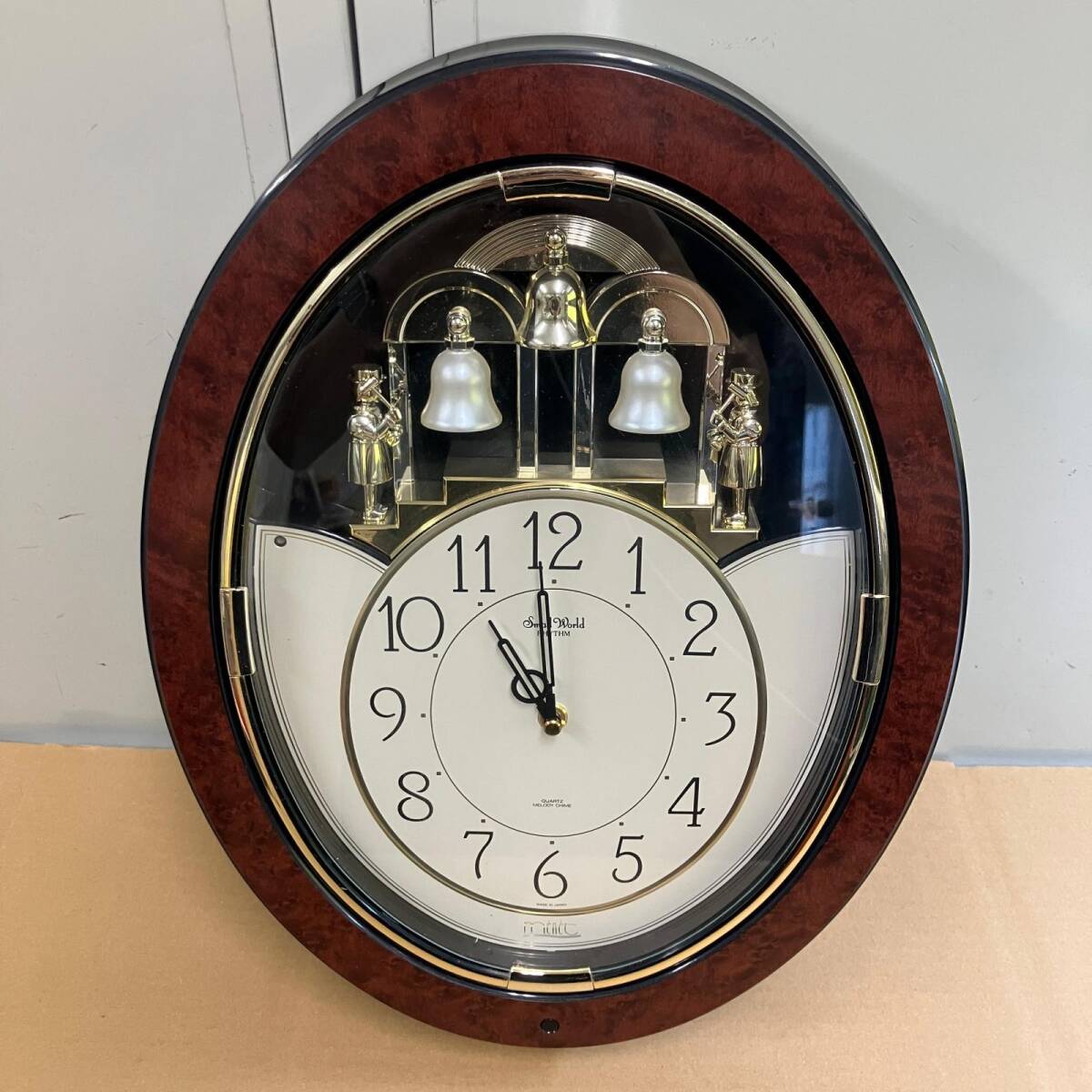 中古】動作品 スモールワールド menet メネット リズム 時計 壁掛け