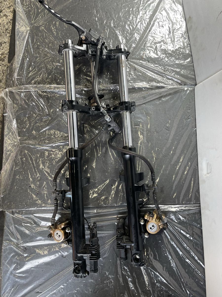 GPZ400R ZX400D 曲りなし 純正 フロントフォークSET ダブルアンチ 検