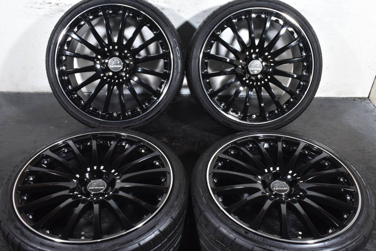 深リム カールソン1/16RS 9J10J PCD120 高級 レクサス LS460 LS500