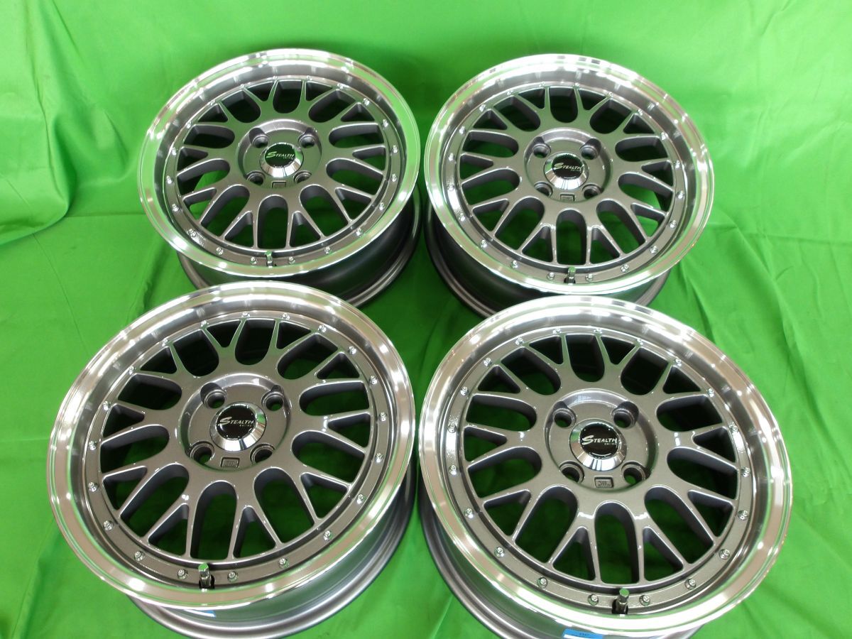 16×5.5J +43 6J +45 100 4H 4本 】 ステルスレーシング K36 / ワゴンR