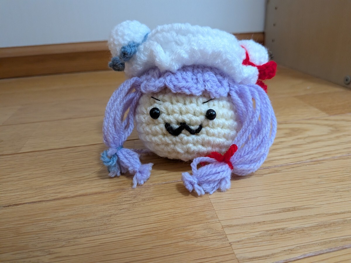 新品】ハンドメイドあみぐるみ☆ヘアゴム2個組☆トトロ＆メイ風の落札