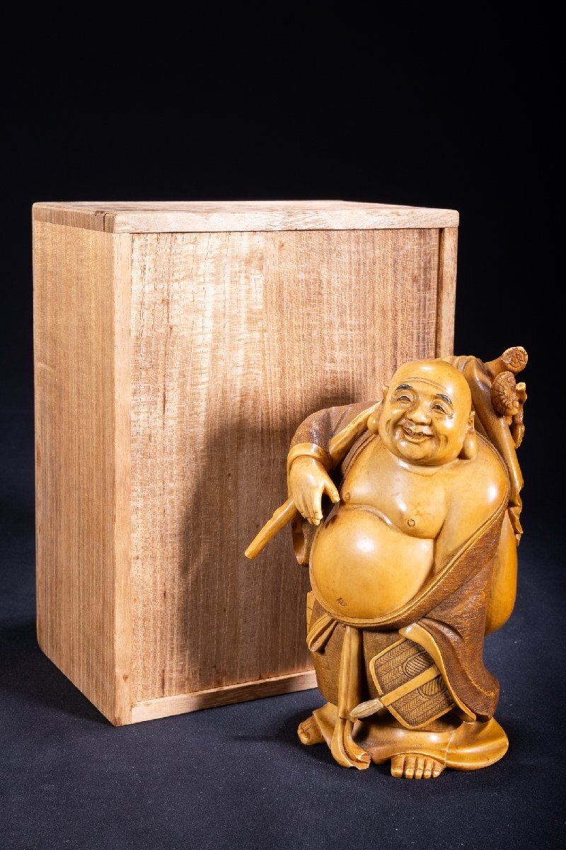 中古】【昊】仏教美術 木彫 裸弁天 弁財天像 七福神 秘宝 春画彫刻