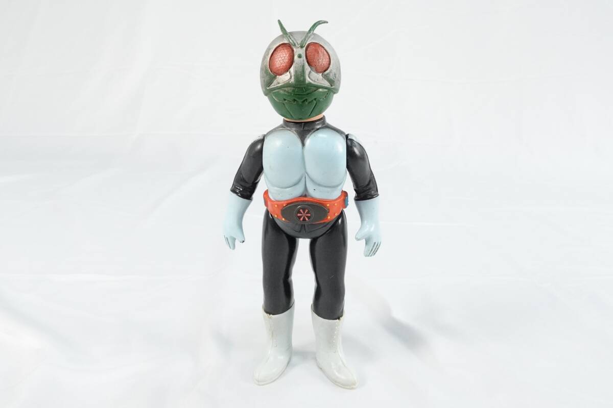 やや傷や汚れあり】旧バンダイ 仮面ライダー1号 面取れ マフラー 当時