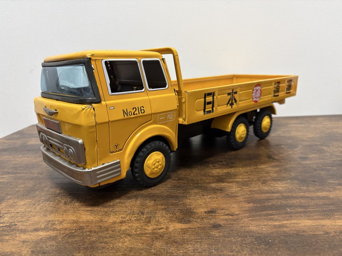 中古】昭和レトロ・ブリキ・トラック日本通運の落札情報詳細 - Yahoo