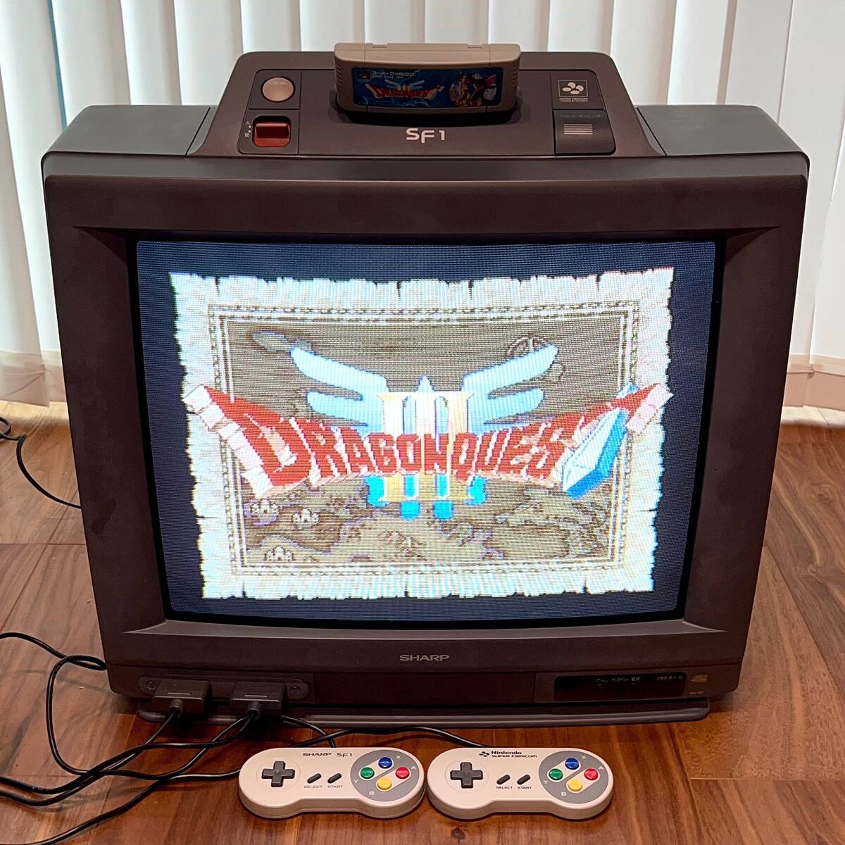 中古】a0573□ SHARP/シャープ スーパーファミコン内蔵テレビ 21G-SF1