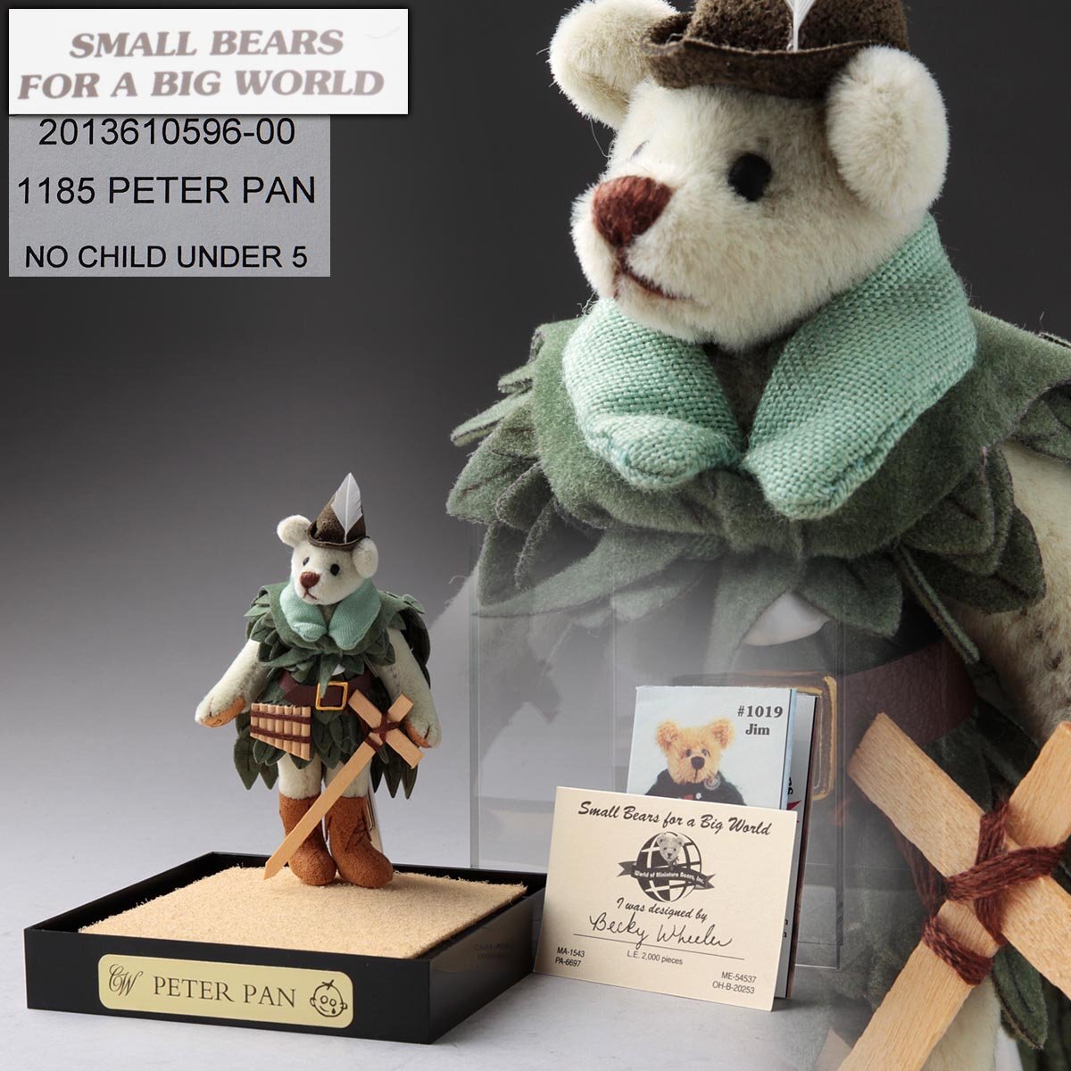 ディズニーフィギュア WDCC ピーターパン 人魚 Peter Pan & The