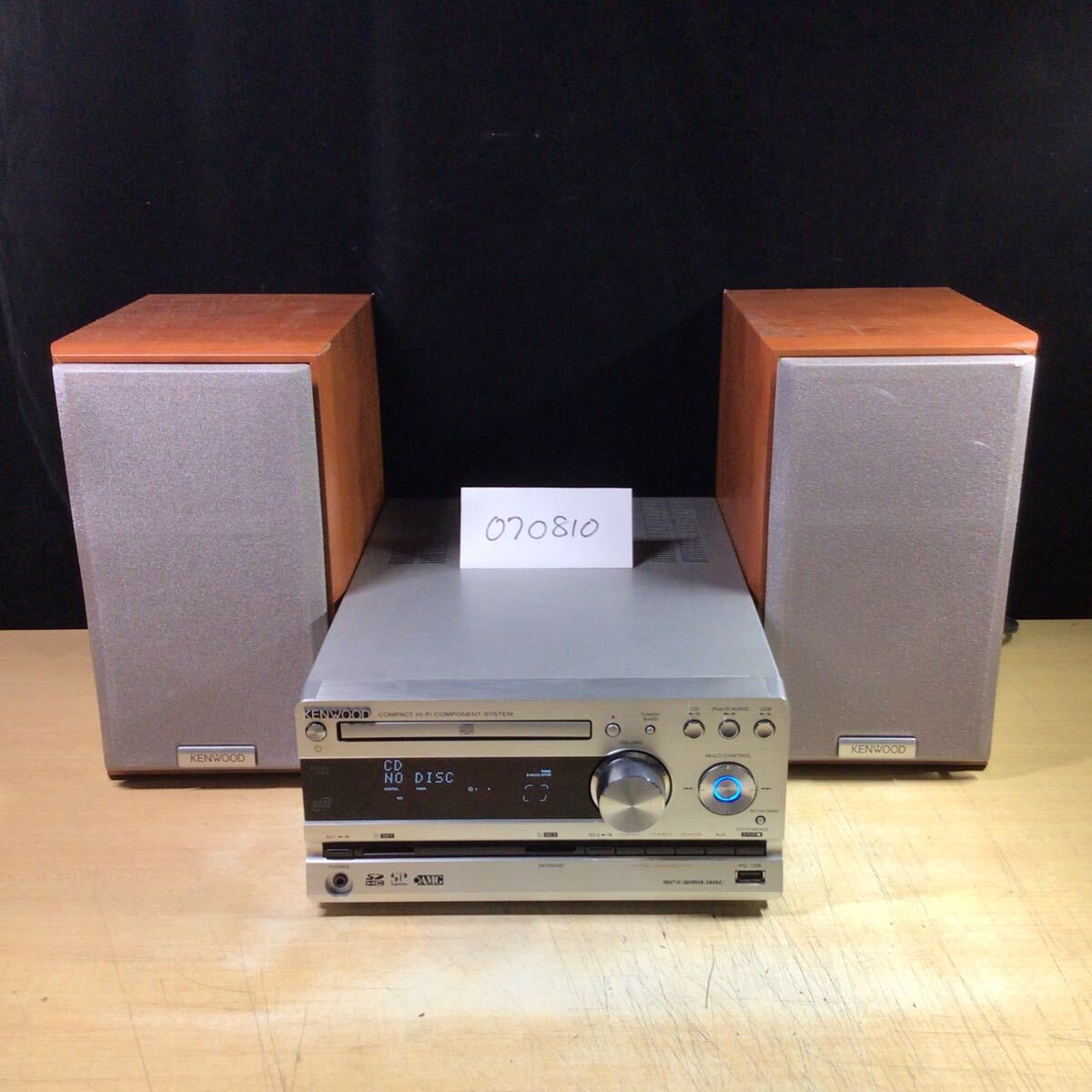 KENWOOD ケンウッド ミニコンポ XM-1MD 3CD カセット MD ジャンクの