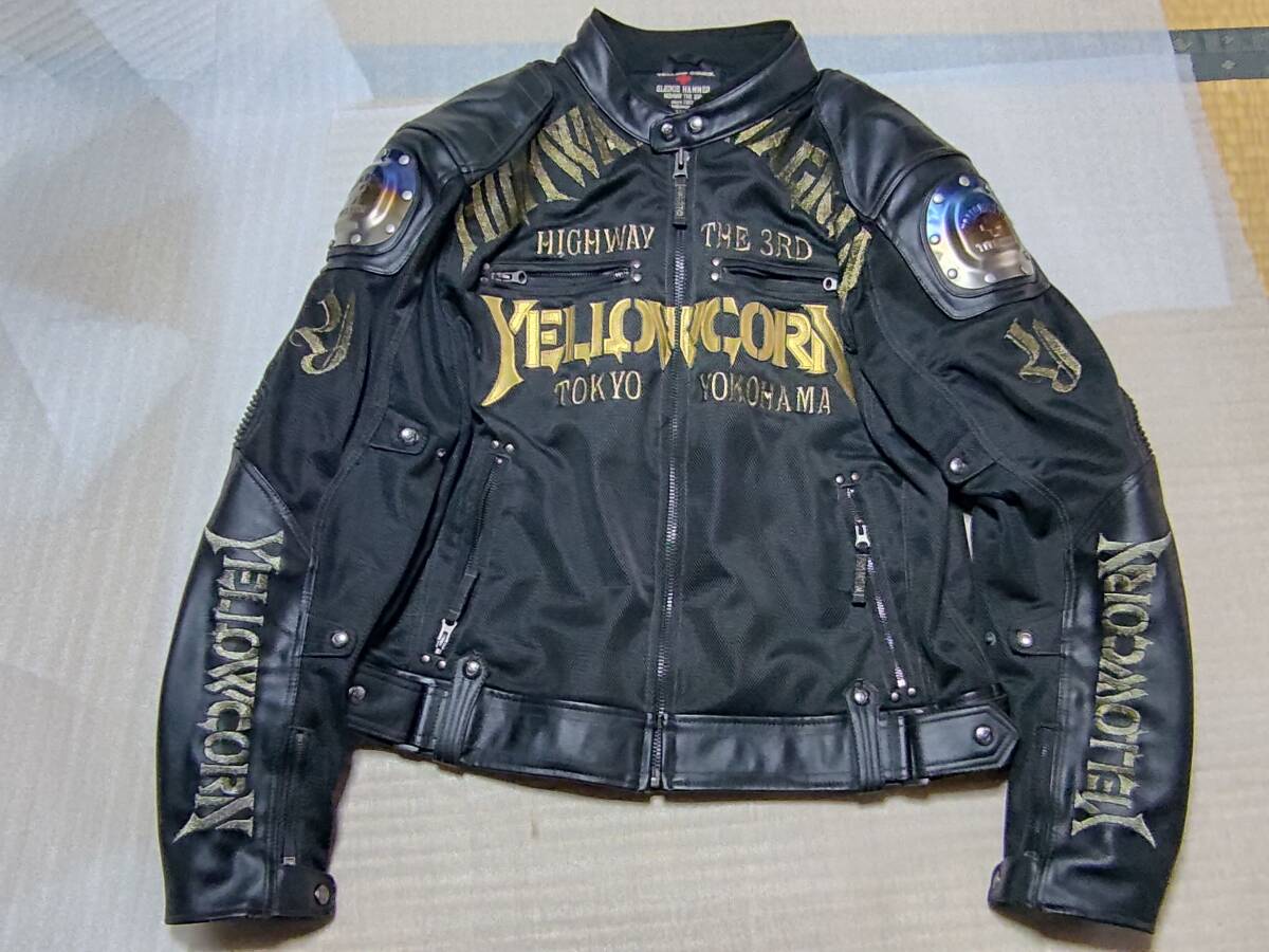 中古】イエローコーン チタニウム 春夏用 メンズLLサイズ メッシュ