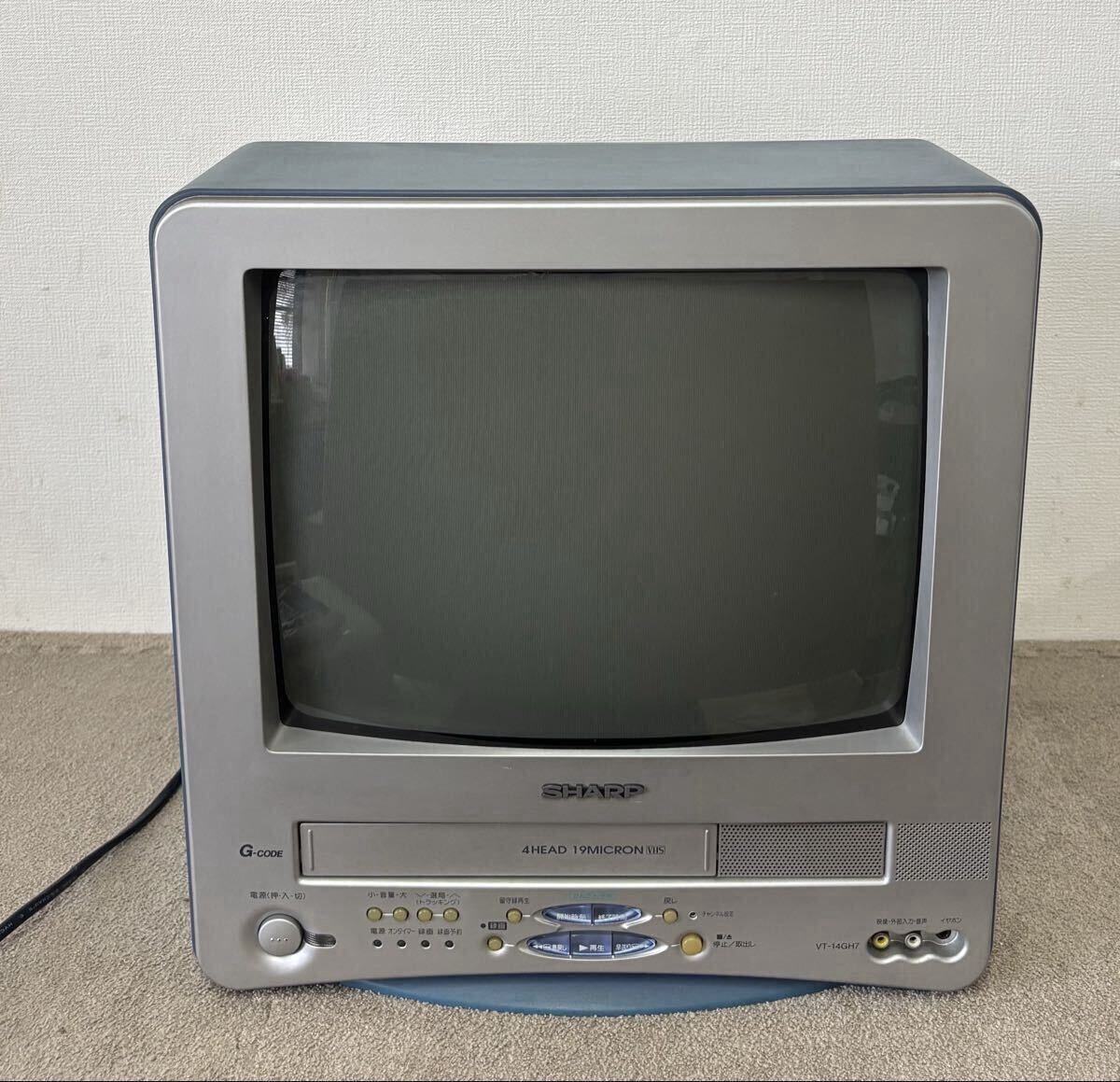 ジャンク品】注目：SHARP☆シャープ 14型テレビデオ VT-14M10☆94年製
