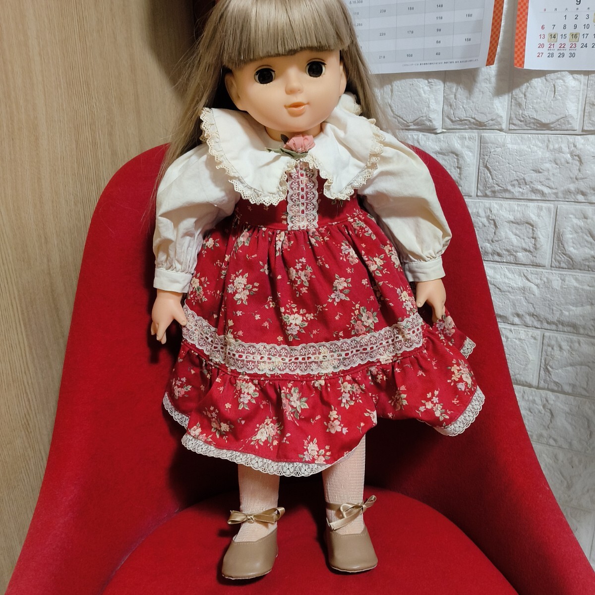 中古】☆当時物セキグチドール『アリスティア』抱き人形48cm女の子☆の