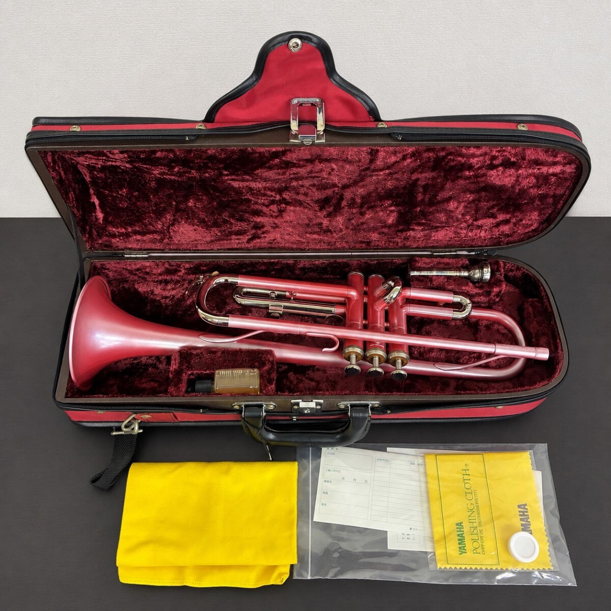 中古】ヤマハ トランペット YTR-200 サテンピンク 中古の落札情報詳細