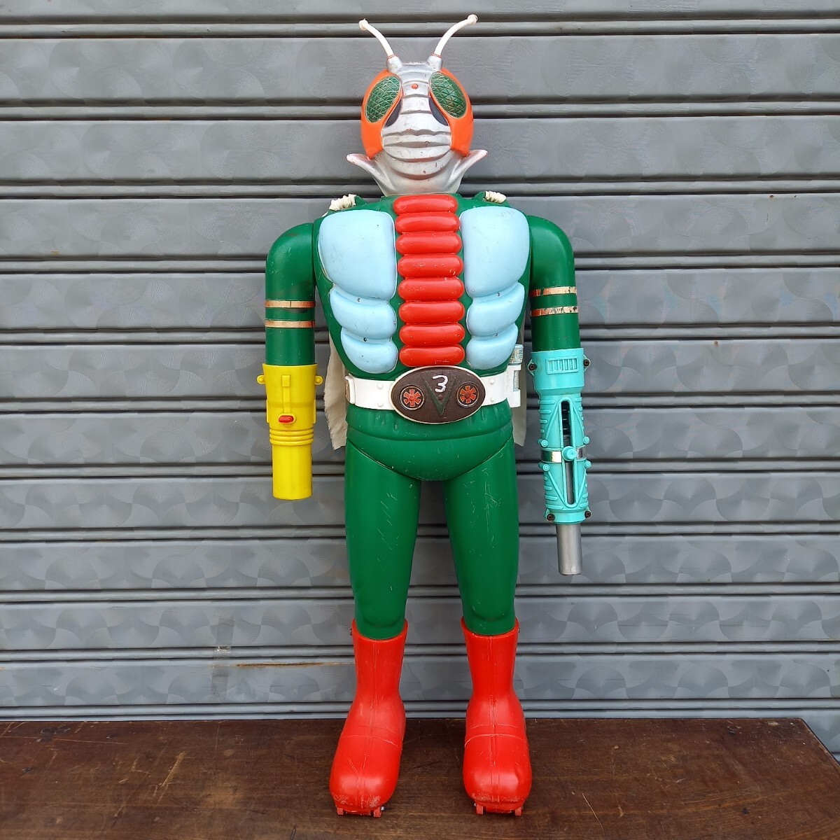 □希少□当時物□仮面ライダーV3□ポピー□ジャンボマシンダー□2号