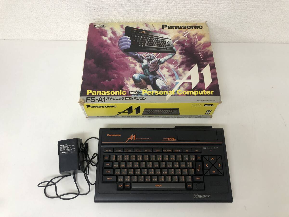 ナショナル(パナソニック) 通電ok レトロコンピュータ 鷲尾いさ子【Panasonic パーソナルコンピュータ Panacom M 500／700