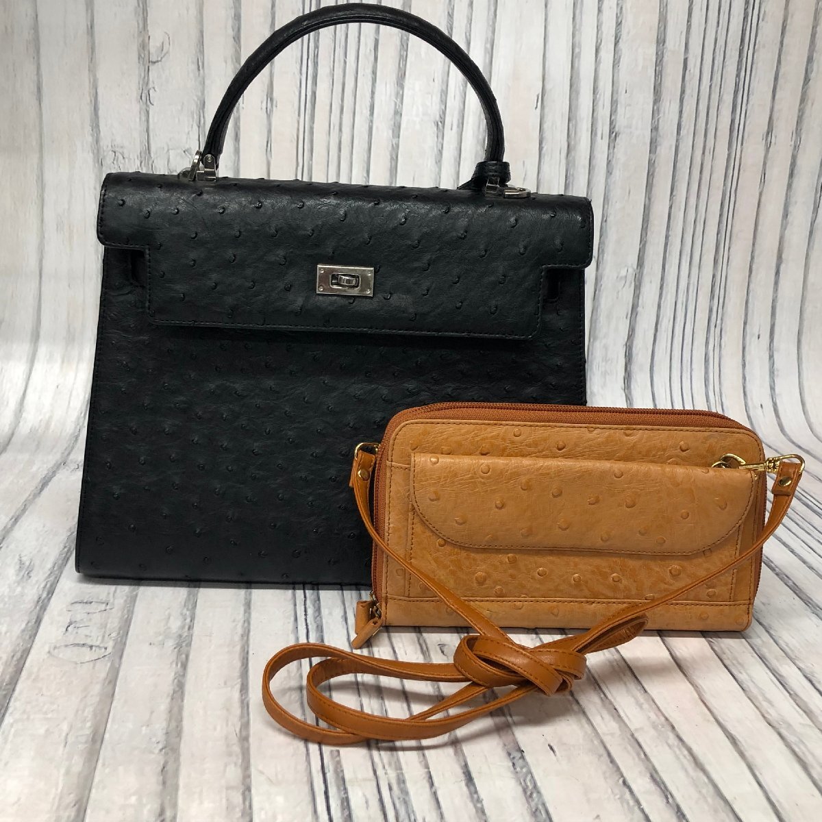 ハンドバッグ ヘンリーハイクラス オーストリッチ ハイクラス HIGH 