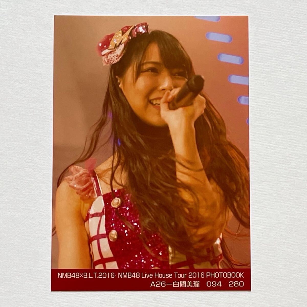 NMB48 山田菜々 生写真1枚 NMB48×B.L.T.2014 10-PINK34／469-Cの落札