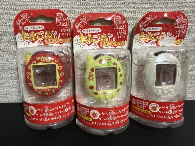 希少 祝ケータイかいツー たまごっちプラス 赤いシリーズ りんご