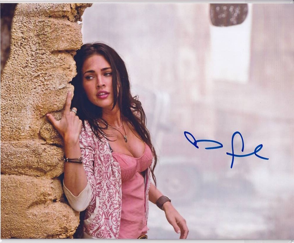H 2L判 ミーガン・フォックス Megan Fox 直筆サイン写真 証明書COA 2の