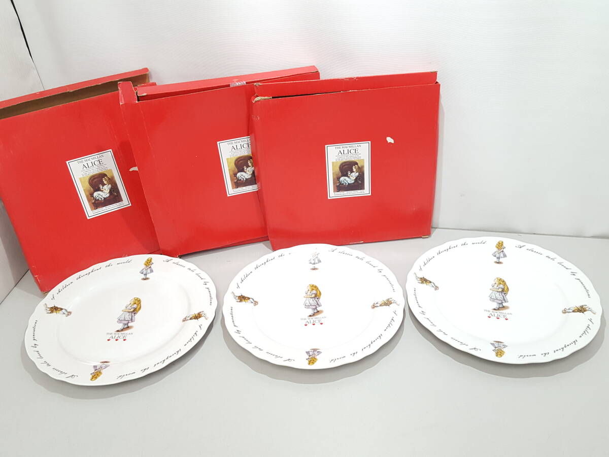 新品】MACMILLAN ALICE 不思議の国のアリス デザートプレート 5枚