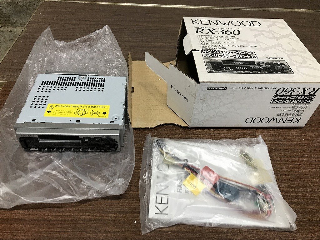 通電OK KENWOOD ケンウッド X205 D205 カセット CD チューナー 当時物