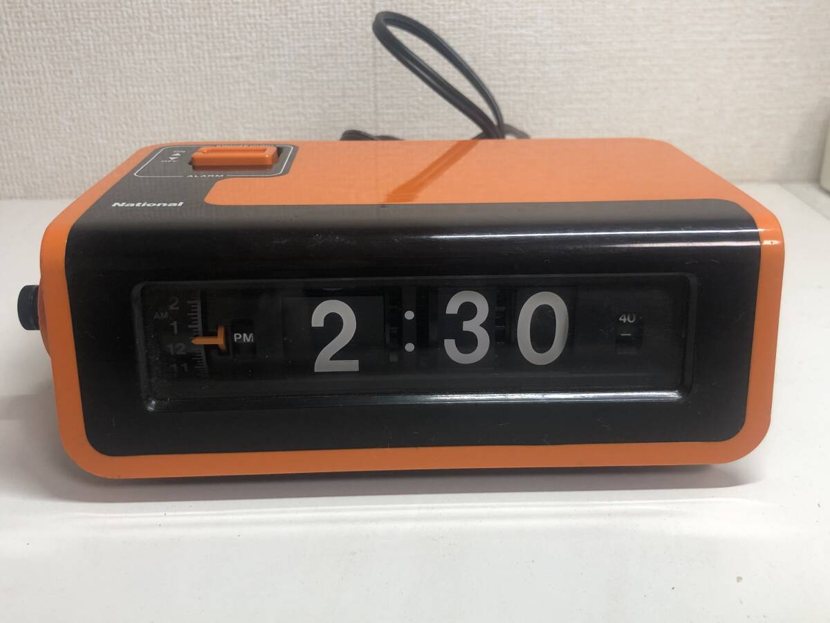 レトロ ナショナル National 目覚まし時計 置き時計 昭和 古い 雑貨