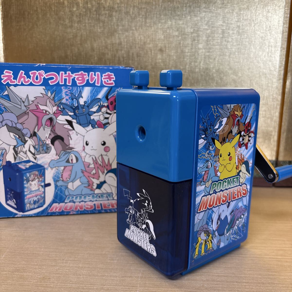 新品】2001年 ポケモン ステッカー付き下敷き B5サイズ 非売品 トミー