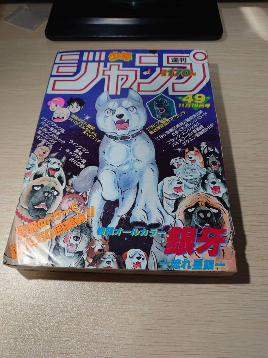 週刊少年ジャンプ 1984年（昭和59年）49号 巻頭カラー「銀牙-流れ星銀
