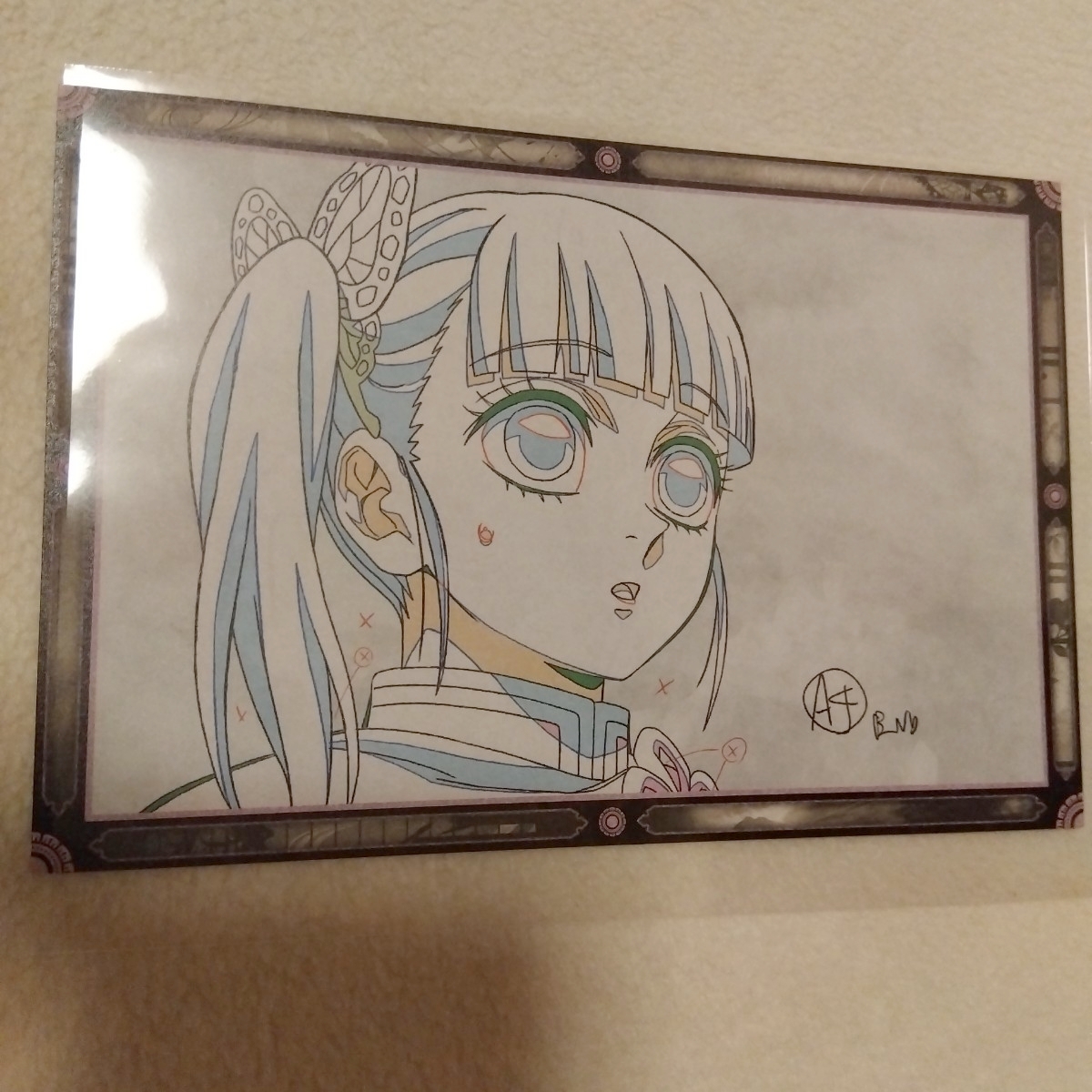 ☆鬼滅の刃☆全集中展 幕間画☆ポストカード☆栗花落カナヲ・胡蝶