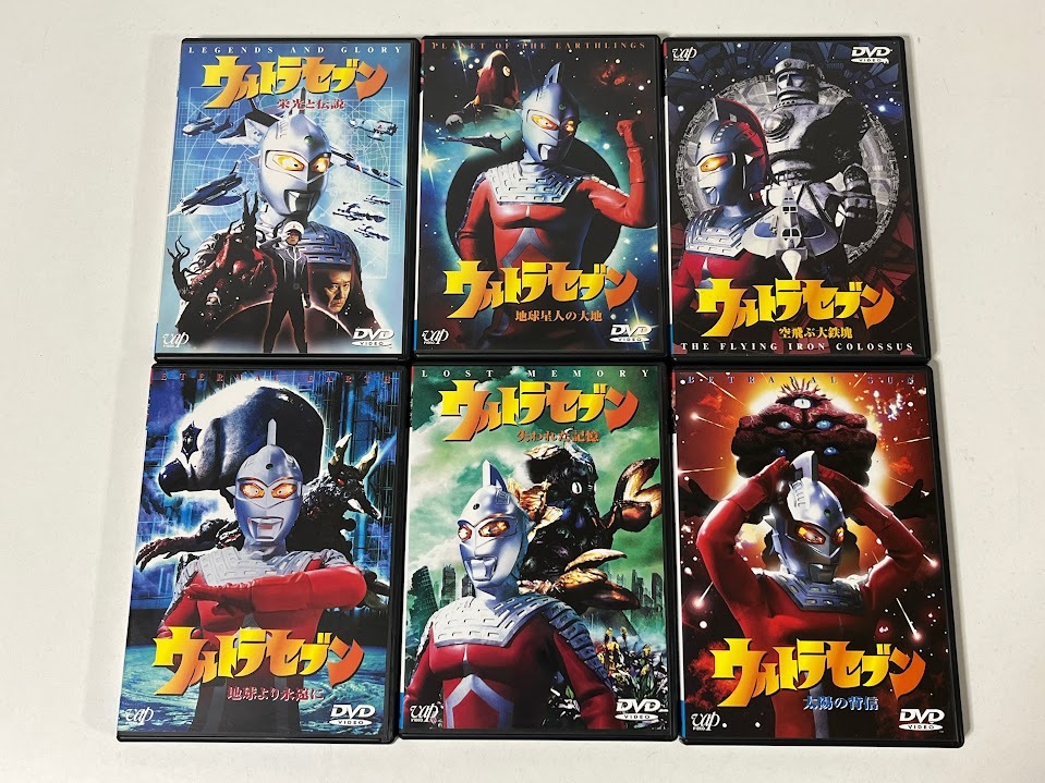 DVD ウルトラセブン 1999最終章6部作 6巻セット 森次晃嗣 毒蝮三太夫