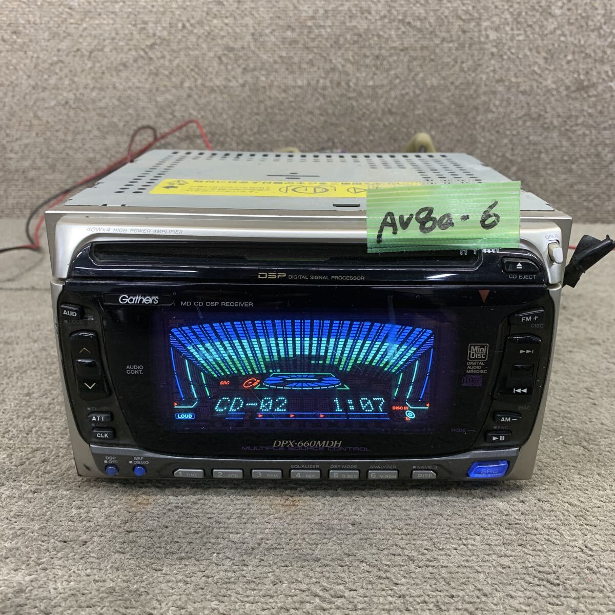 中古】HONDA Gathers ホンダ MX-424F & CS-404FBA 1D/1Dサイズ CD&MD