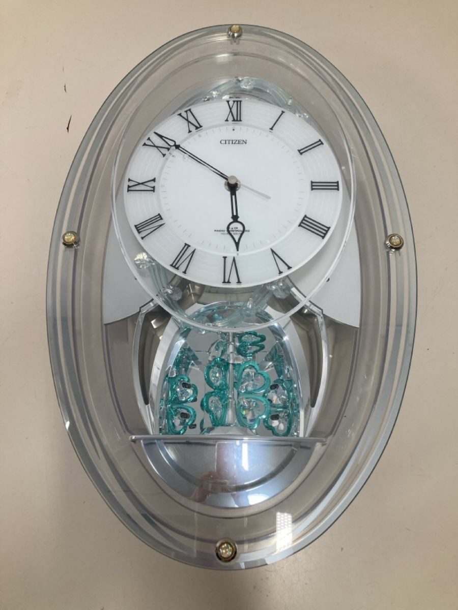 CITIZEN 電波メロディ付き掛時計 パルミューズシーズンM438 4MN438-019