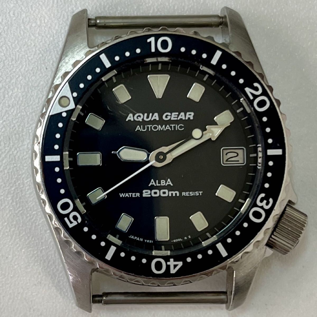 SEIKO】セイコー アルバ アクアギア V736-6A10 クオーツ 動作品【ALBA 