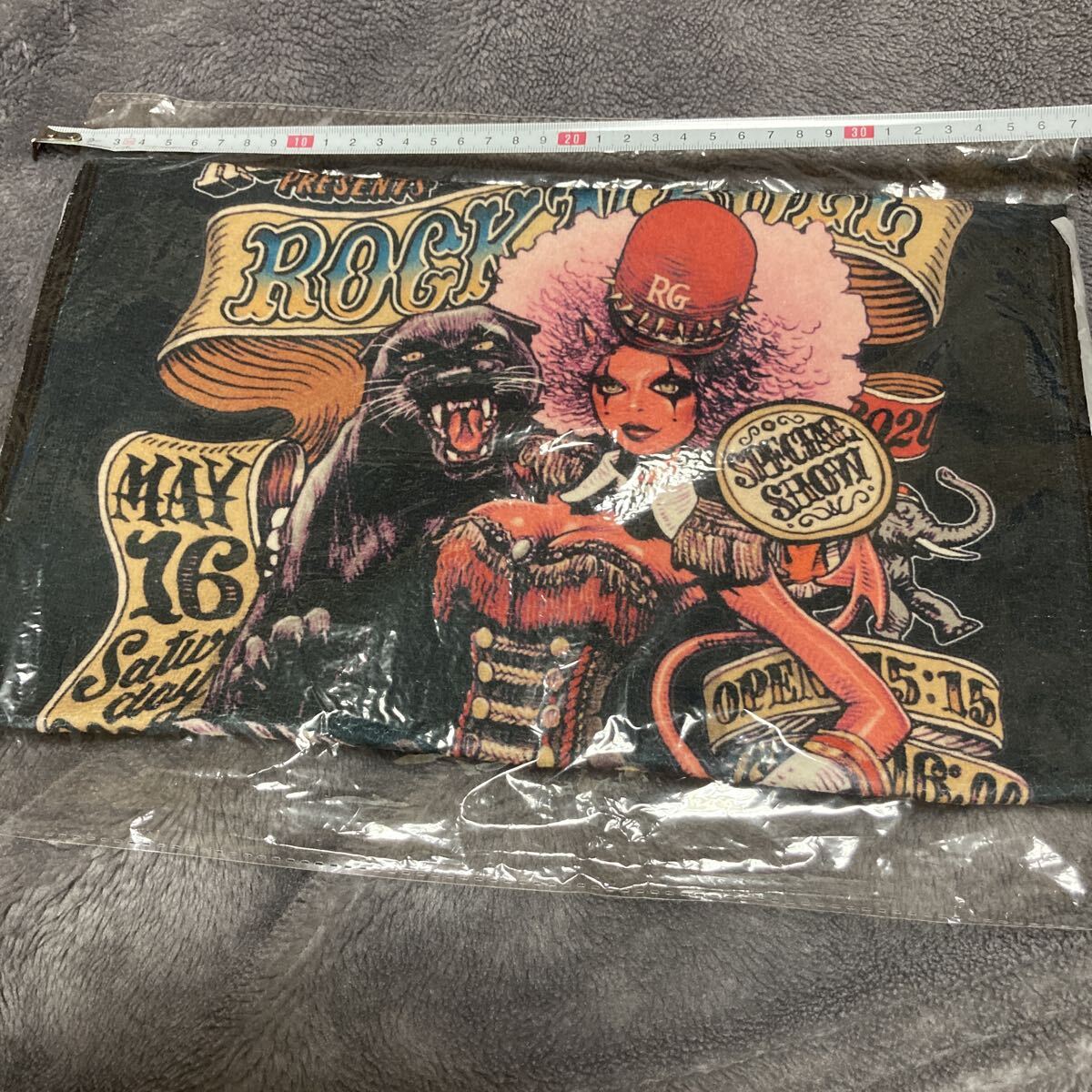 RUDE GALLERY × Rockin' Jelly Bean BLACK RUDE NIGHT Silk Screen