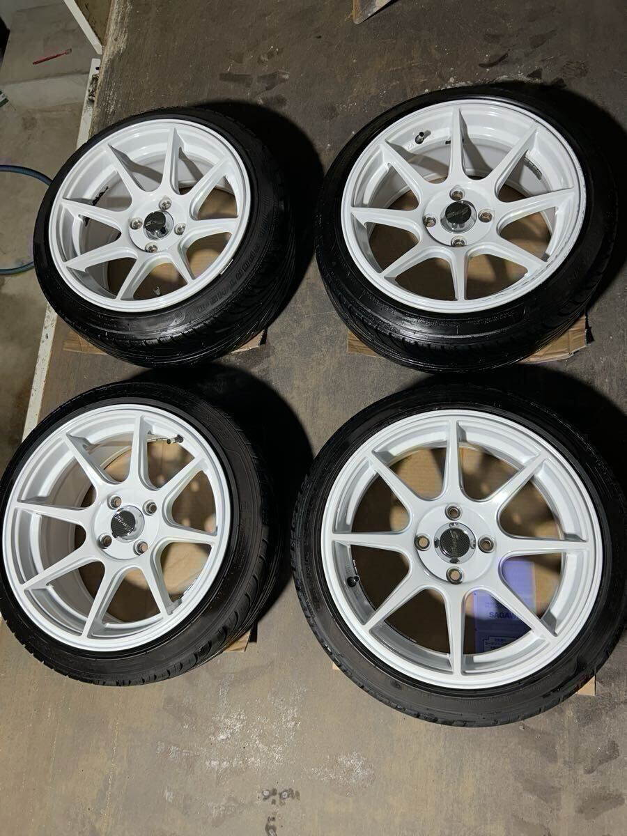 美品 ステルスレーシング SPEC-01 15インチ 7J ＋30 4本 軽自動車の
